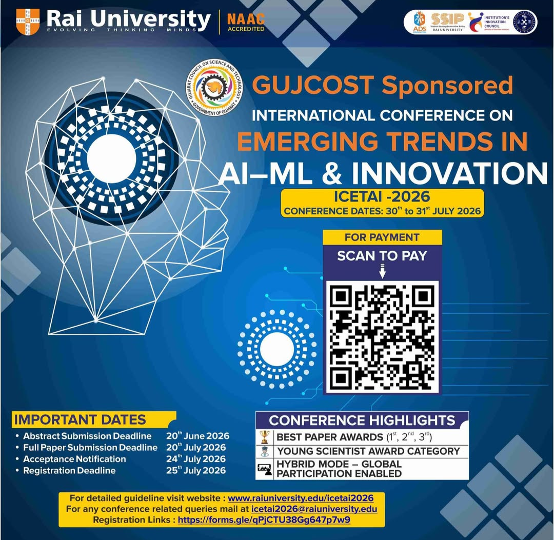 INTERNATIONAL CONFERENCE ON Al-ML & INNOVATION (ICETAI-2026)